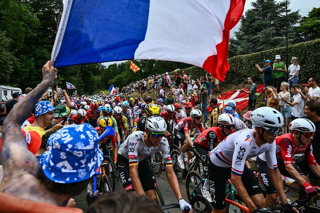 Masque bleu/blanc/rouge - Masque - Rue de la Fête