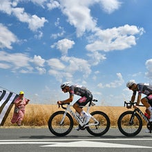 Rickaert and Van der Poel at Tour de France