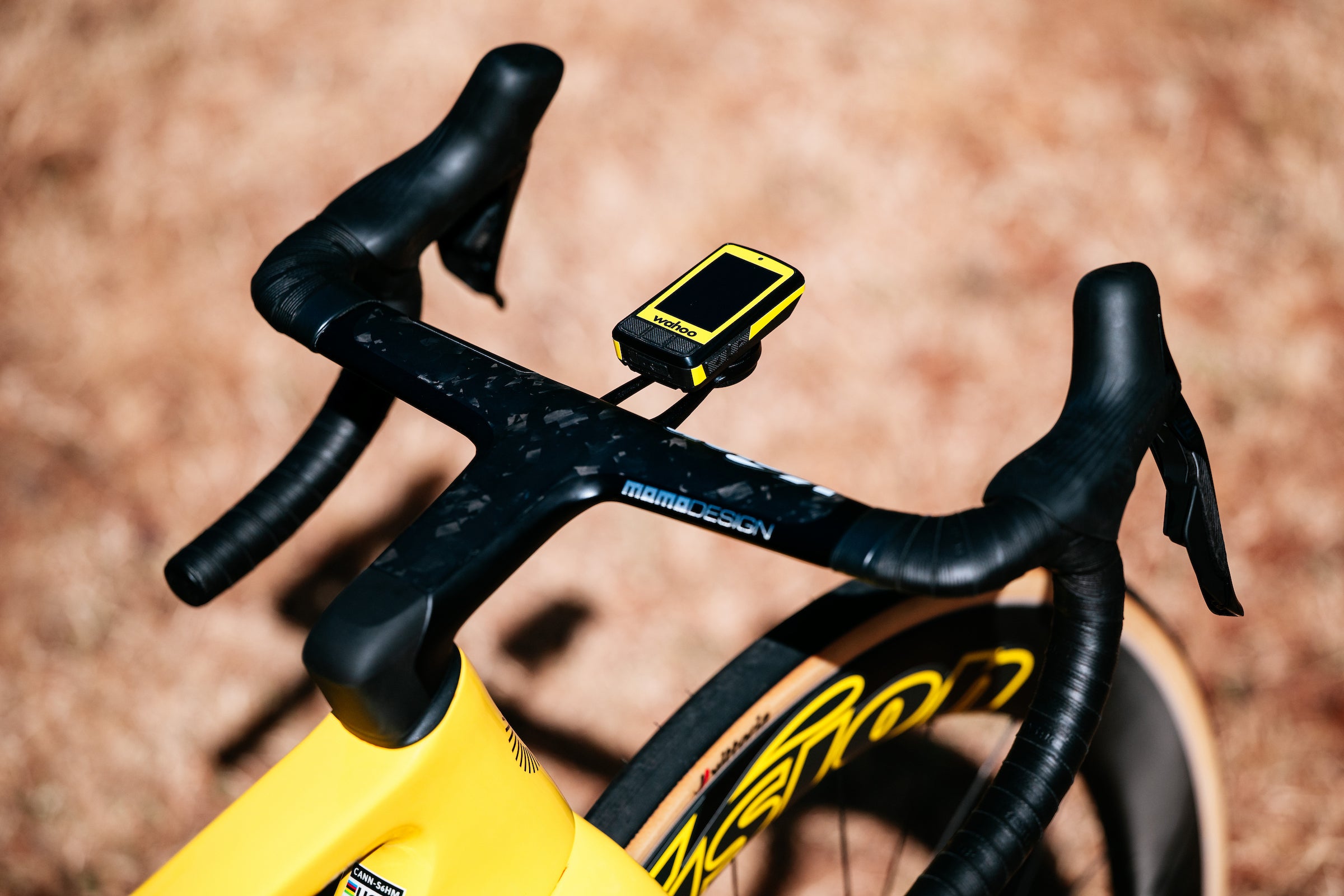 Ben Healy's yellow Cannondale celebrates his Tour de France lead