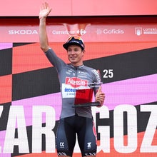 Jasper Philipsen (Team Alpecin - Deceuninck) won stage 8 of the 2025 Vuelta a España in Zaragoza (Photo by Dario Belingheri/Getty Images)