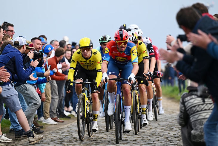 Brennan went deep into the final with the cobblestone bigs at his debut Paris-Roubaix.