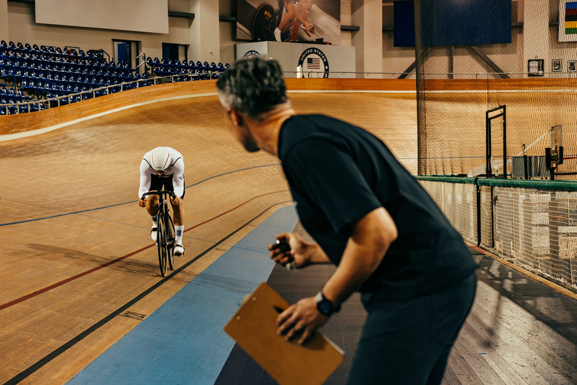 Rapha Racing at the track