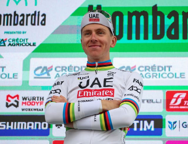 Tadej Pogačar to Debut 'New' Rainbow Jersey at Tre Valli Varesine Before Bid at Matching Coppi at Lombardia