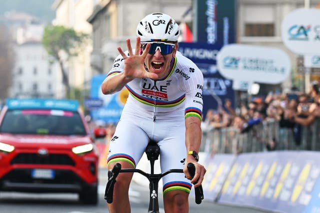 Pogačar Secures Record 5th Consecutive Il Lombardia Win in Trademark Solo Fashion