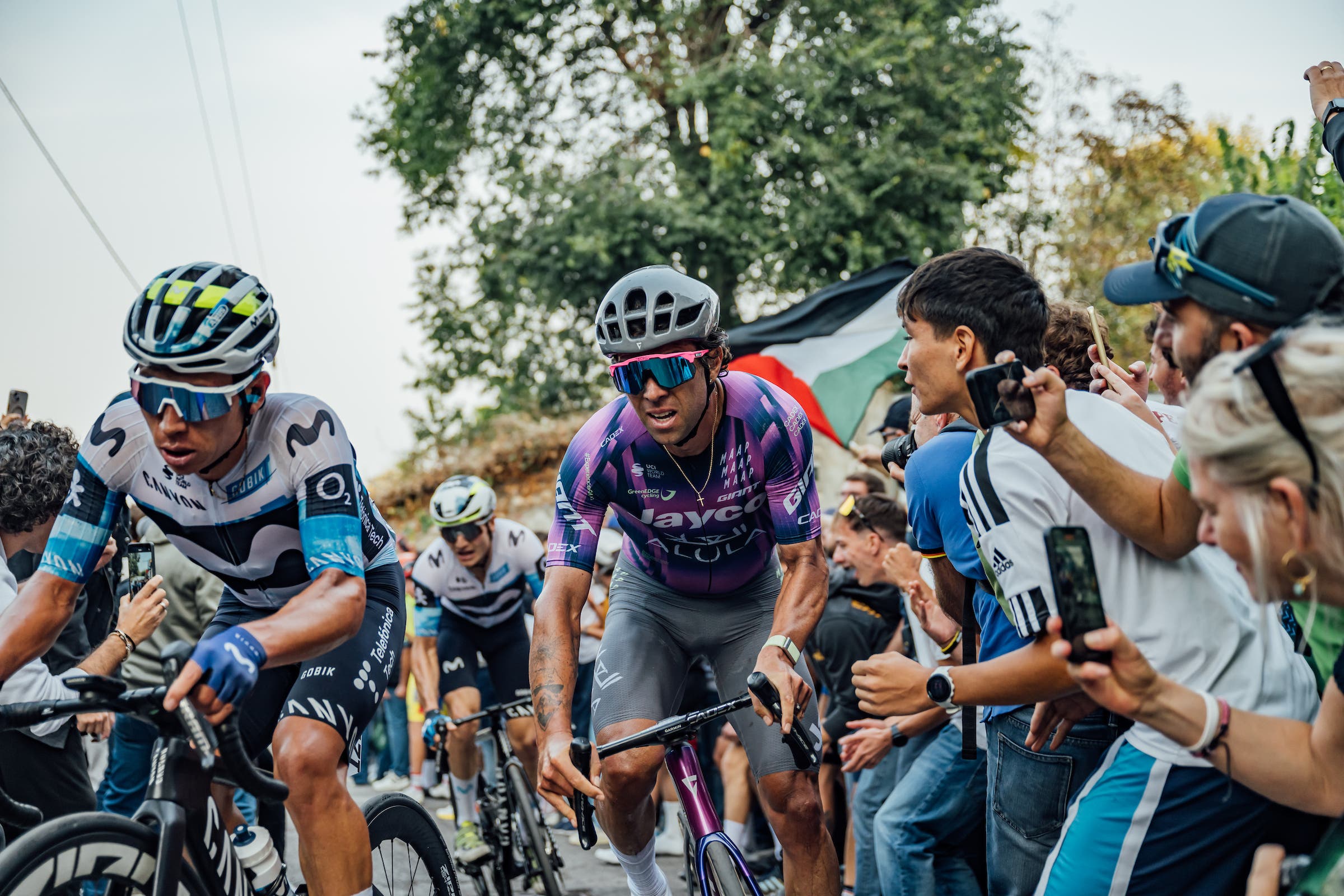 Michael Matthews in action in Il Lombardia (Photo: Chris Auld)