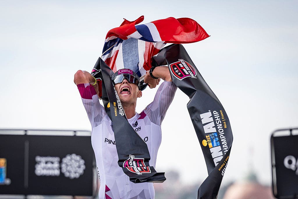 استورنس تمام کاربوهیدراتها را هنگام شنا‑دوچرخه‑دو برای عنوان جهان Ironman در نیس مصرف کرد