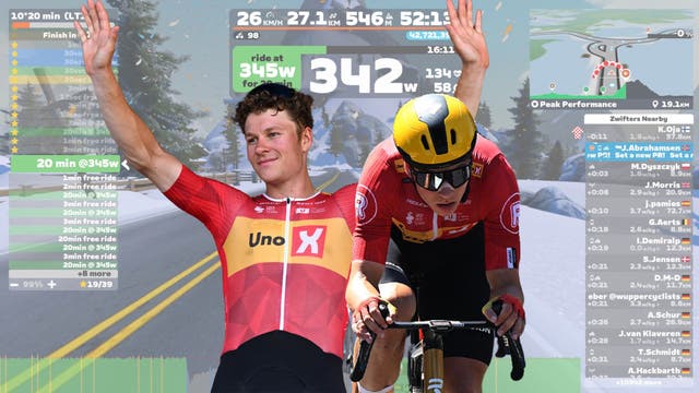 Jonas Abrahamsen Is Being a Zwift Masochist Again