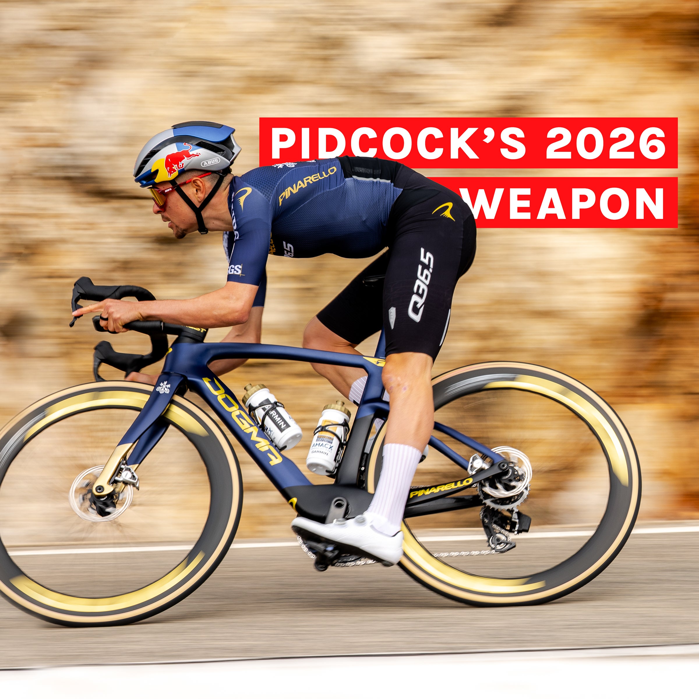 Tom Pidcock's 2026 Q36.5 Pinarello Dogma F: Images & Tech