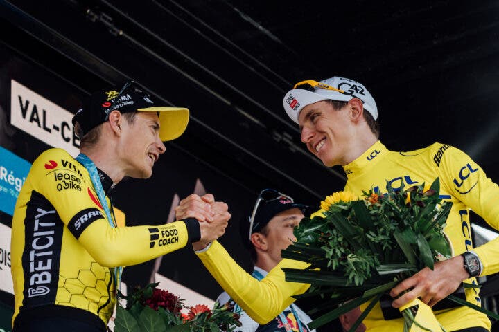 Vingegaard Pogačar Dauphiné 2025