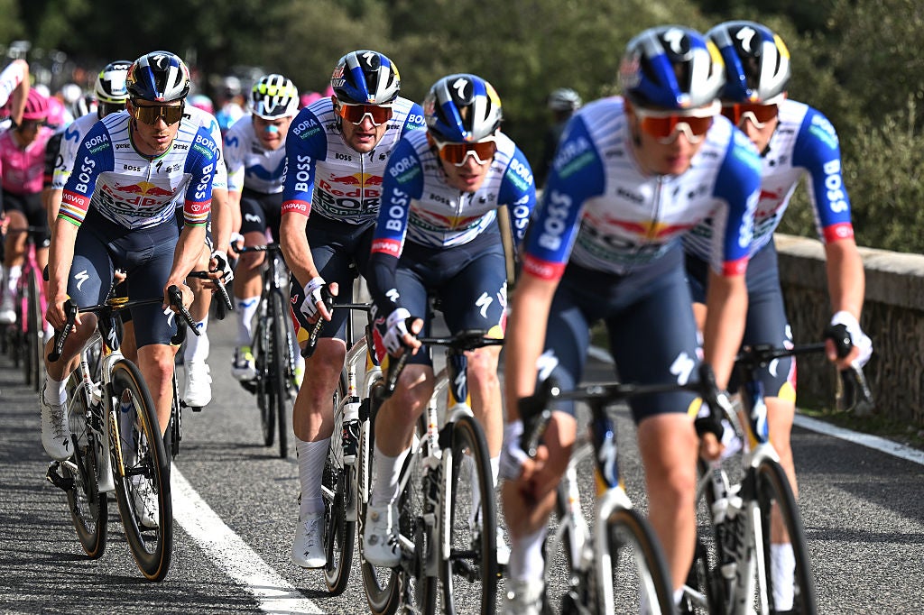 Remco Evenepoel launched by Red Bull team