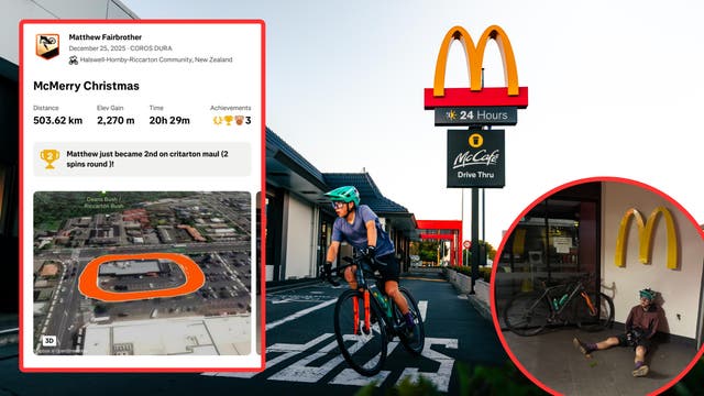 This Mad McNugget Rode 500km around a McDonald's Drive-Thru