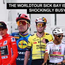 Van Aert, Vingegaard, Pedersen headline the sick and injured