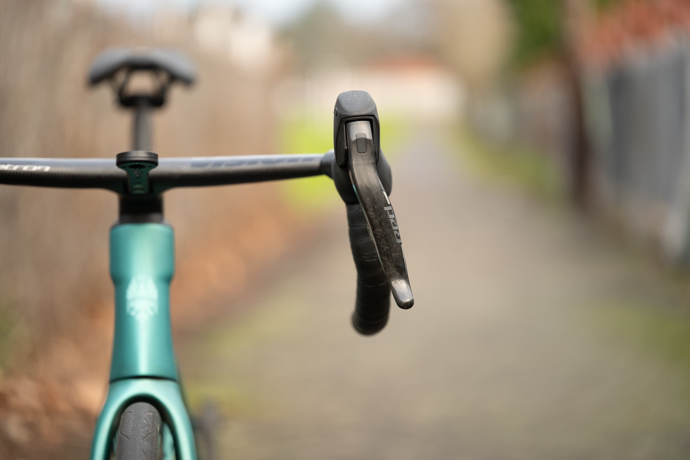 SRAM RED AXS on a Bianchi with Vision handlebars