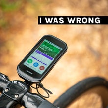 Garmin Edge 1050 mounted on Enve carbon bars