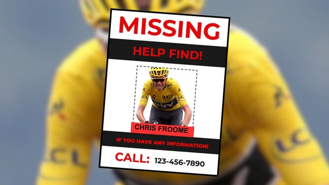 WHERE'S CHRIS FROOME