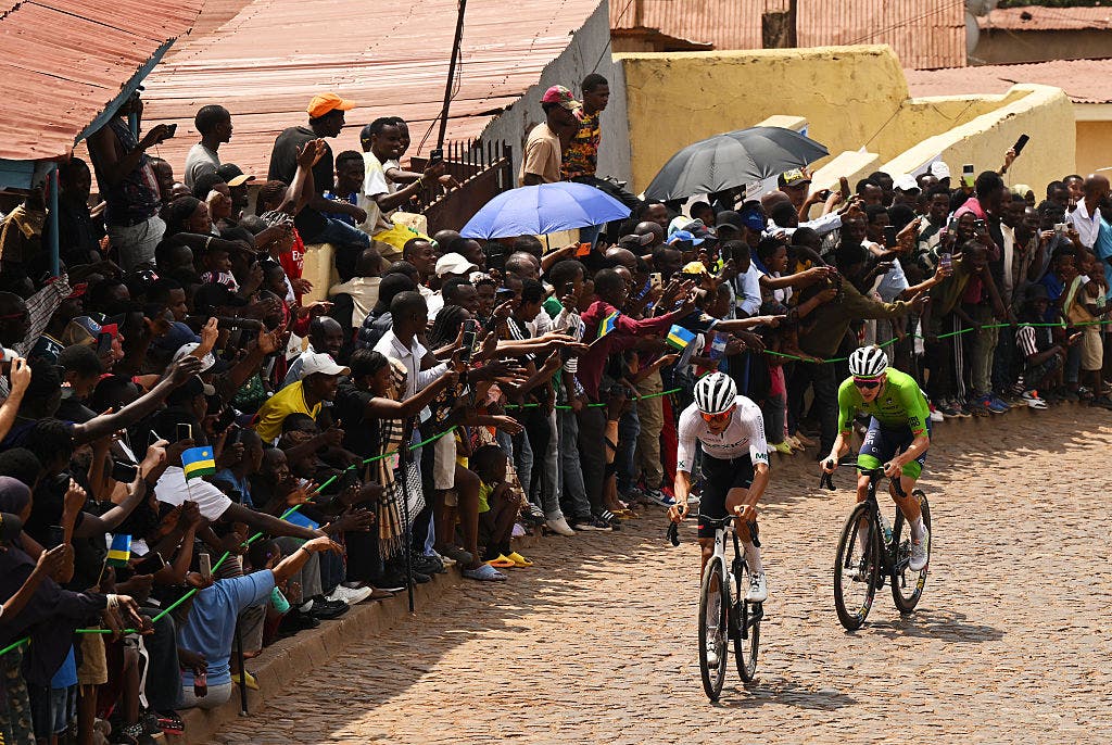 Del Toro lit up Kigali when he and Pogačar duked it out in the middle of the world championship road race.