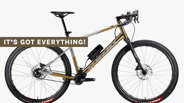 This $14.5K Titanium e-Bike Throws a Gear Box and Suspension at Gravel
