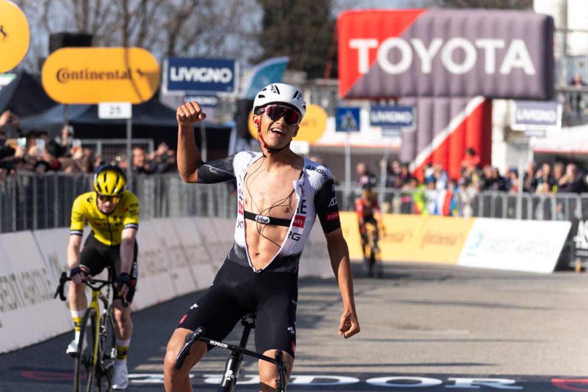 Vingegaard isn't the only pro who won a race wearing eyecatching clothing.