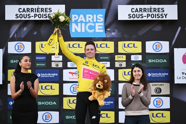 American Sprinter Luke Lamperti Stomps to Paris-Nice Stage 1 Win