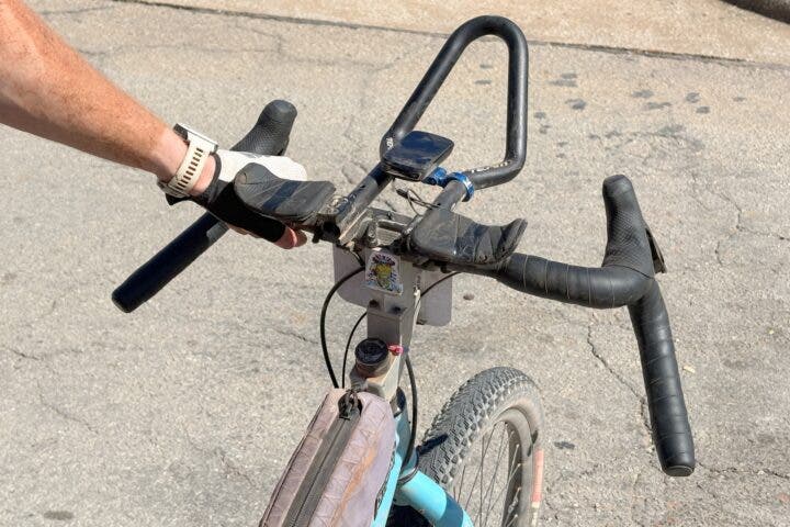Since Corey Smith is so tall, the front end is highly unique to allow for a frame small enough for Duffy, but also tall enough to allow Smith to have a normal riding position. 