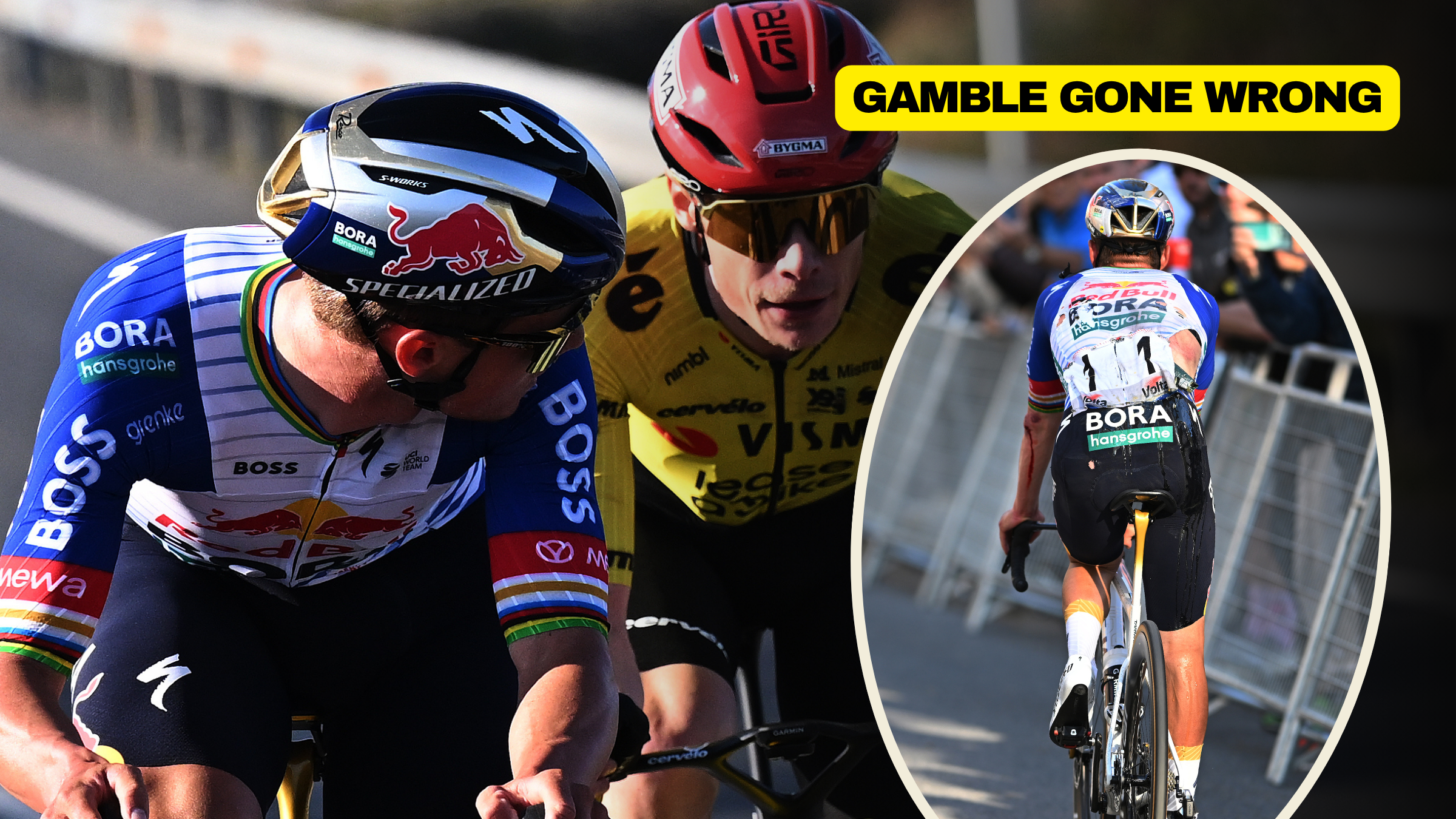 Remco Evenepoel Attacks, Complains, Then Crashes in Bizarre Catalunya Finale