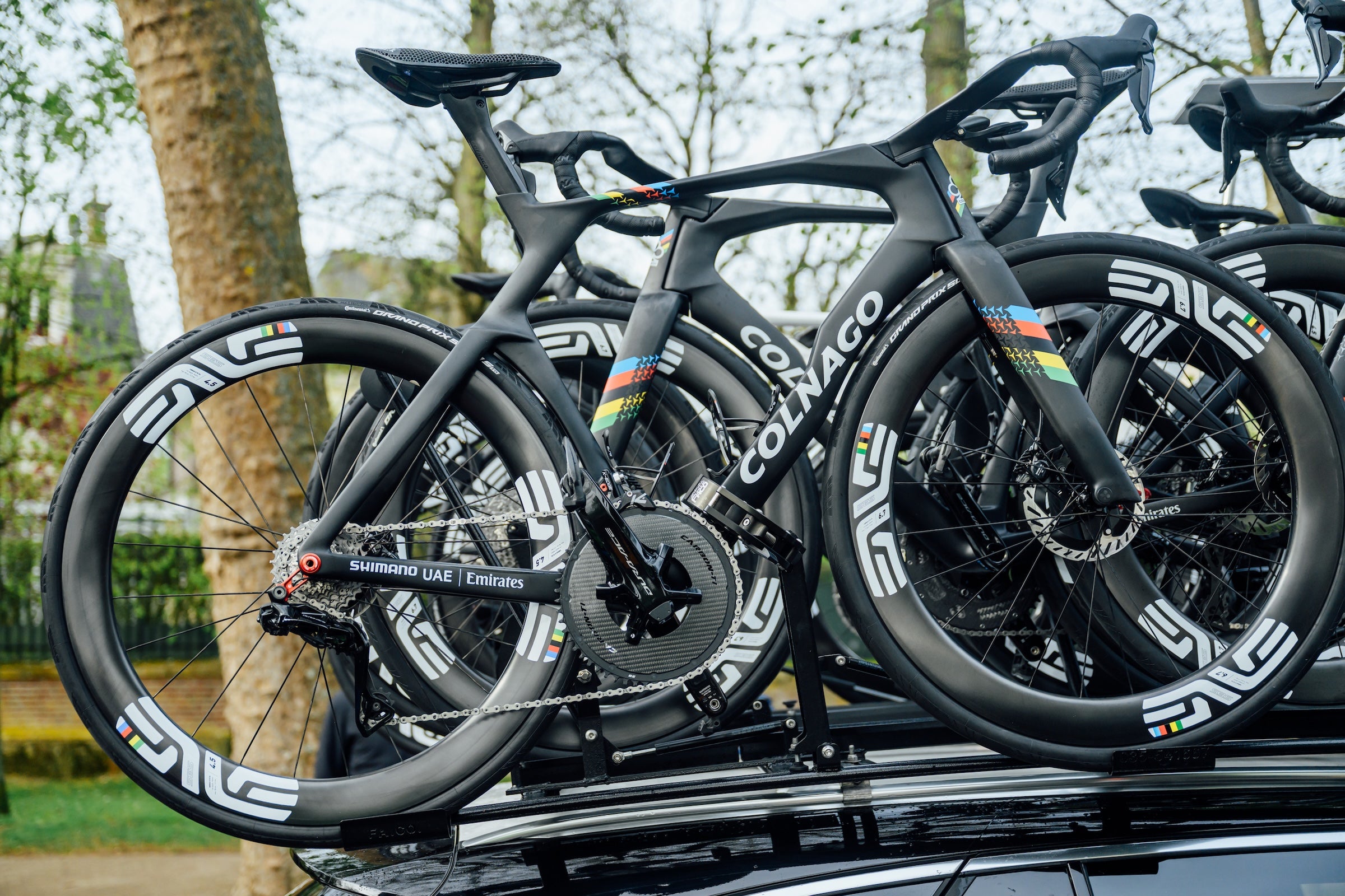 Spotted at Paris Roubaix: 35mm Tires, Mountain Bike Derailleurs, and More Cobbles Tech