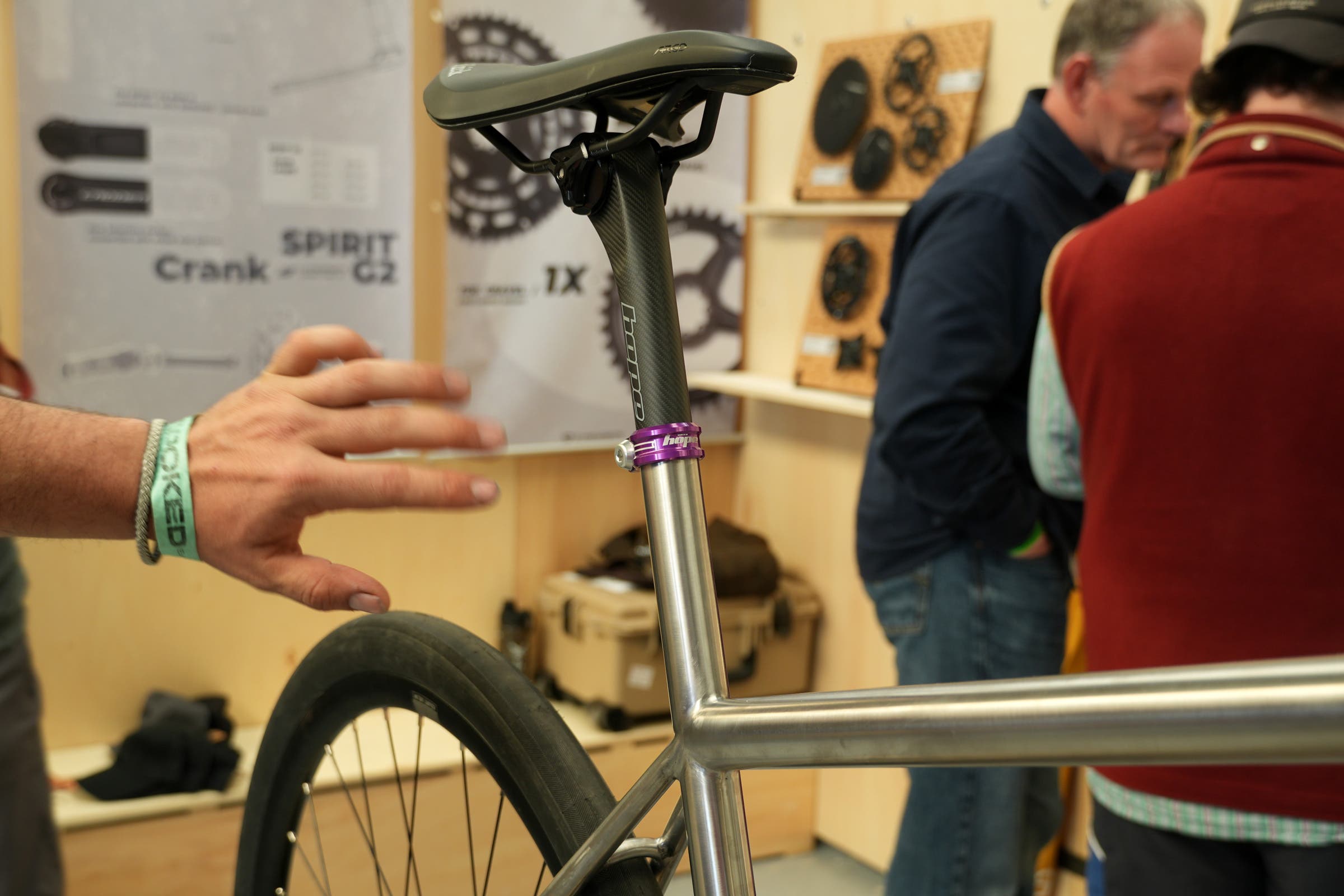 morassi stainless all road bike tall seat mast