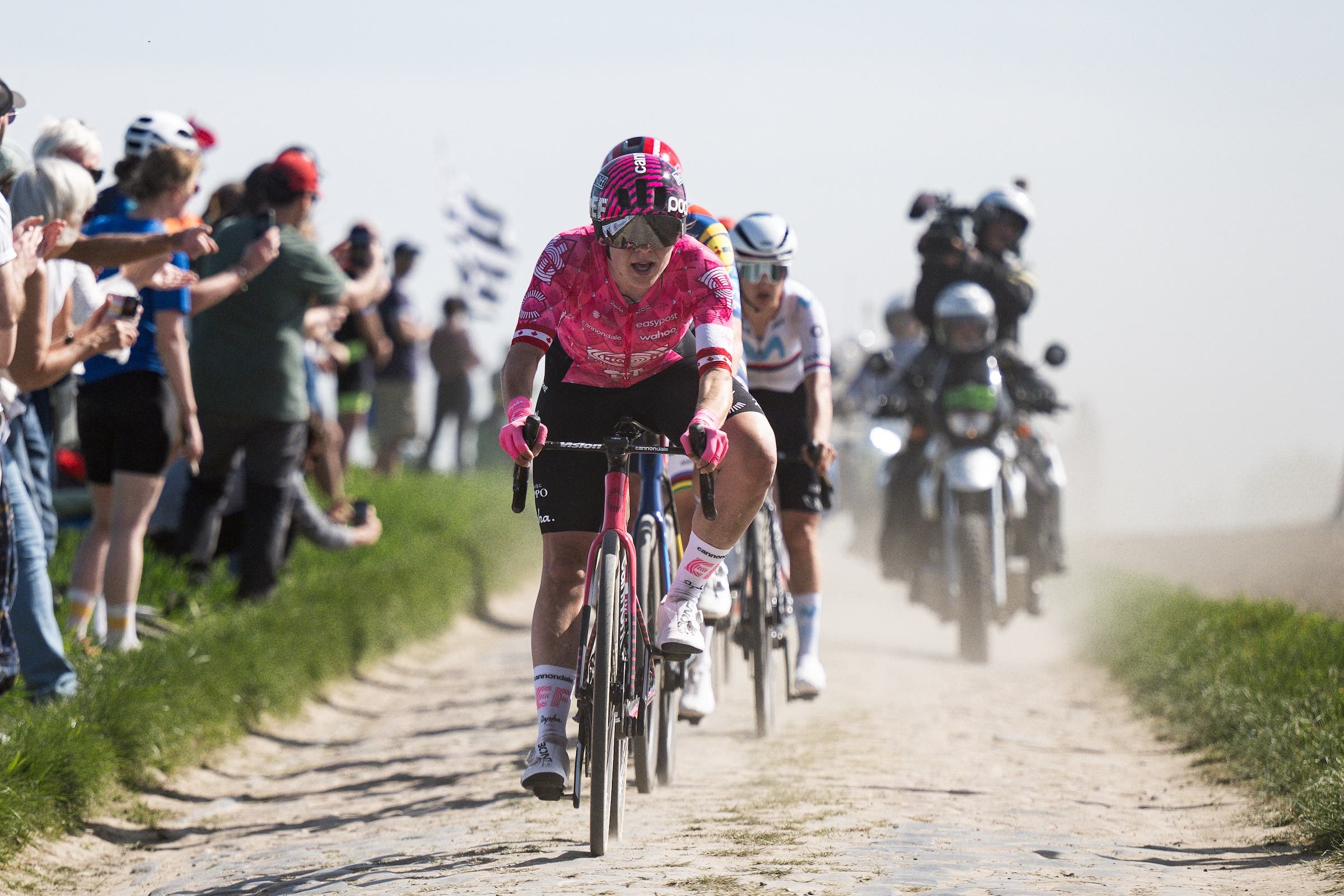 Alison Jackson is another former winner of Paris-Roubaix Femmes (Photo: Billy Ceusters/Getty Images)