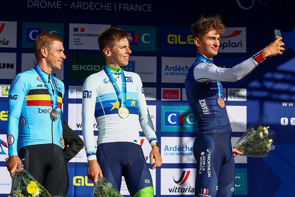 Pogačar, Evenepoel, and Seixas went 1-2-3 last October at the Euros. Will they change order Sunday in Liège?