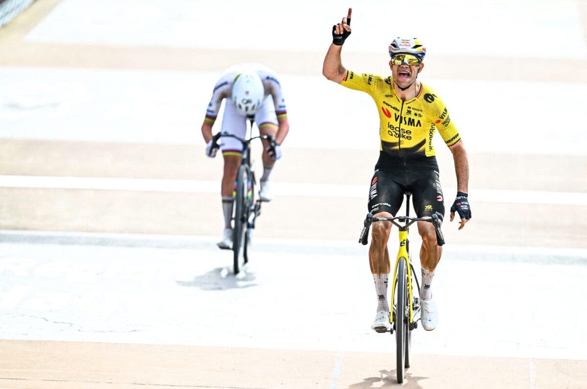 Yet another Paris-Robaix plot-twist for Pogačar? His teammate thinks he sprinted on a flat tire.