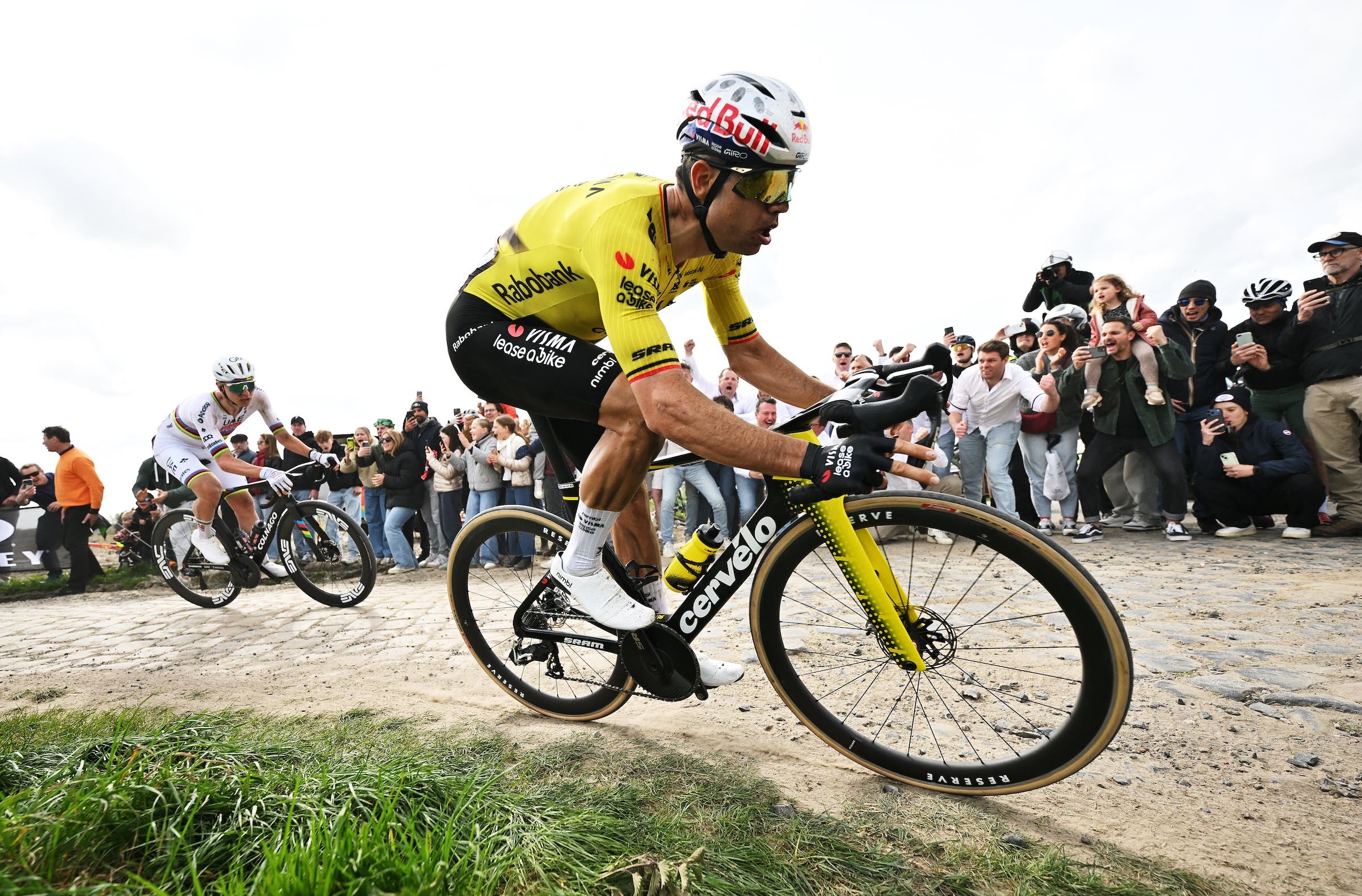 Wout van Aert put in an inspired performance during Paris-Roubaix (Photo: Dario Belingheri/Getty Images)