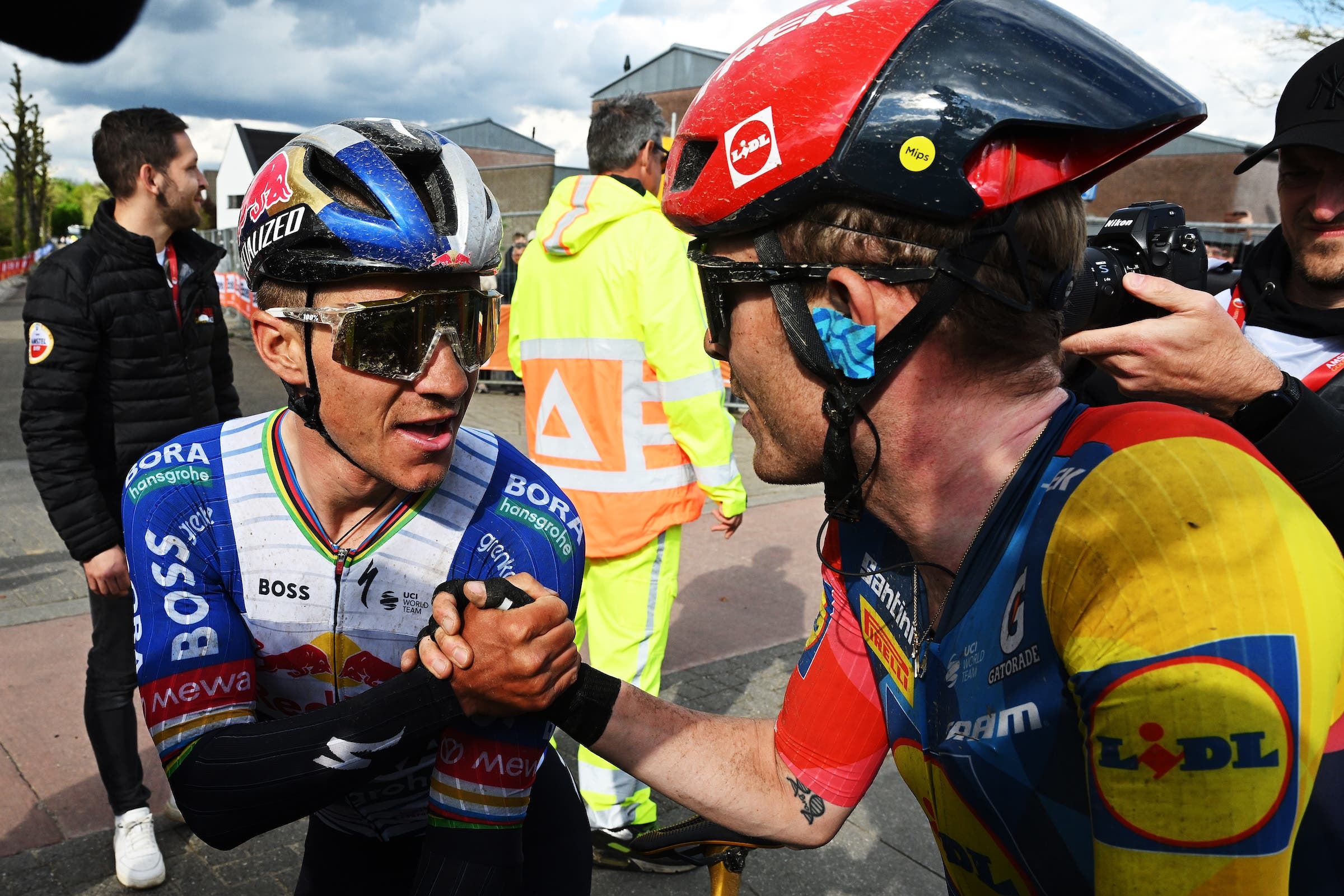 Remco Evenepoel was third behind Skjelmose and Pogačar last year but beat the Dane this time around (Photo: Dario Belingheri/Getty Images)