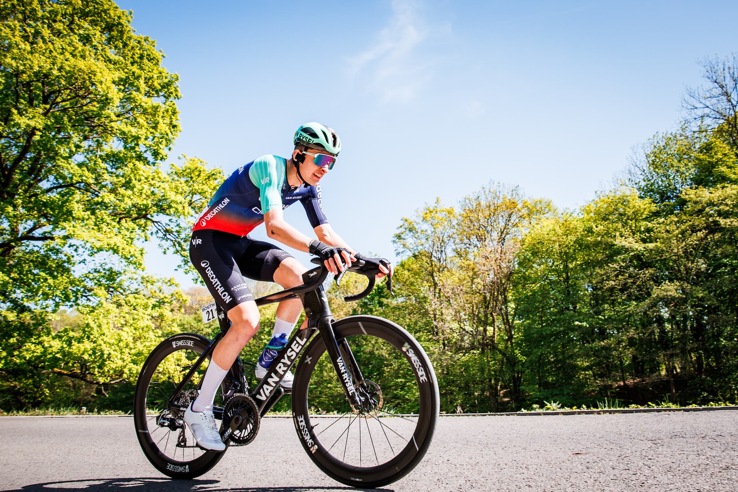 Paul Seixas ha corso brillantemente ma alla fine ha perso il contatto con Tadej Pogačar (Foto di Pim Waslander/Soccrates/Getty Images)