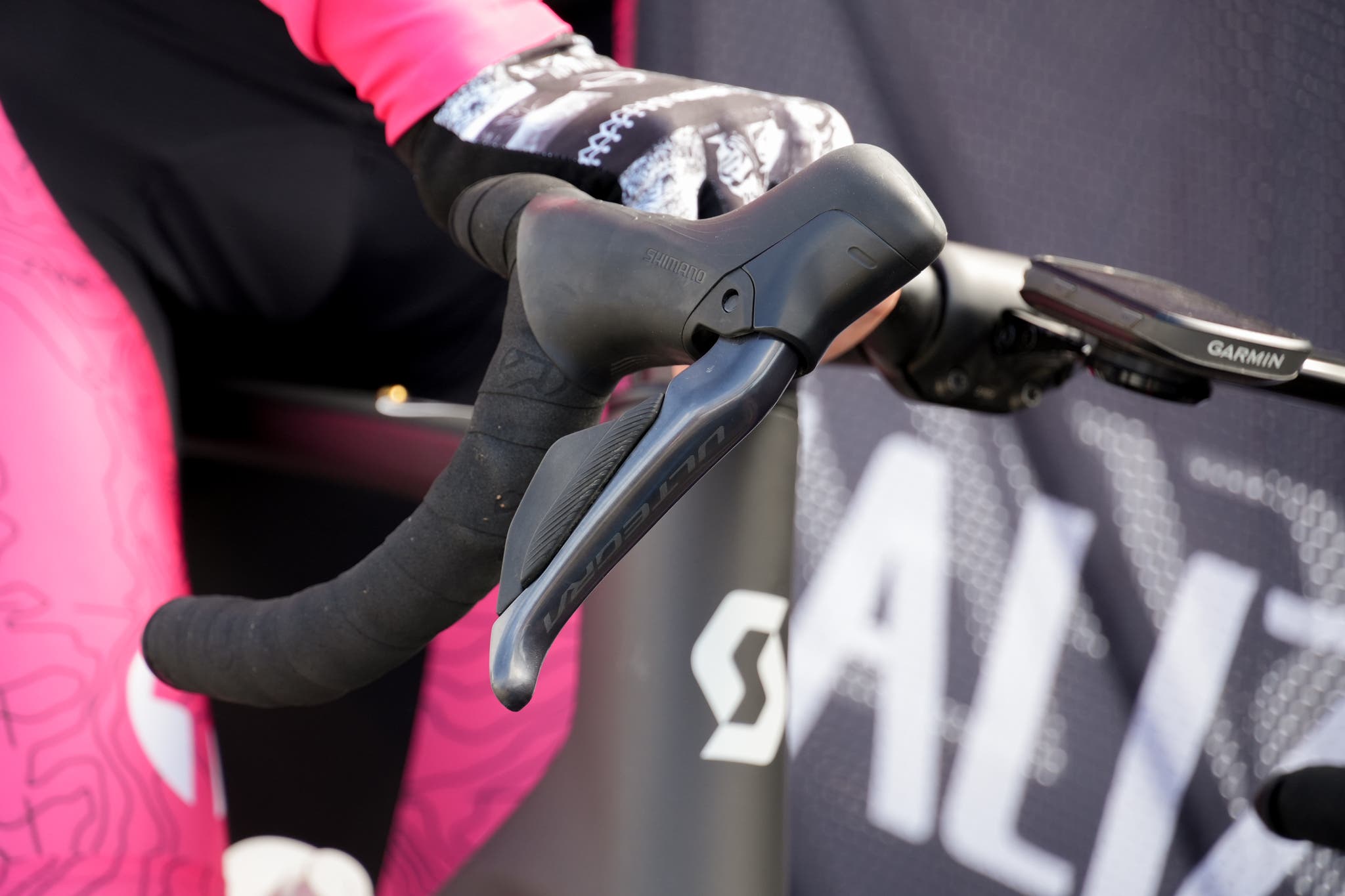 Matt Wilson Ultegra shifters at Sea Otter 2026
