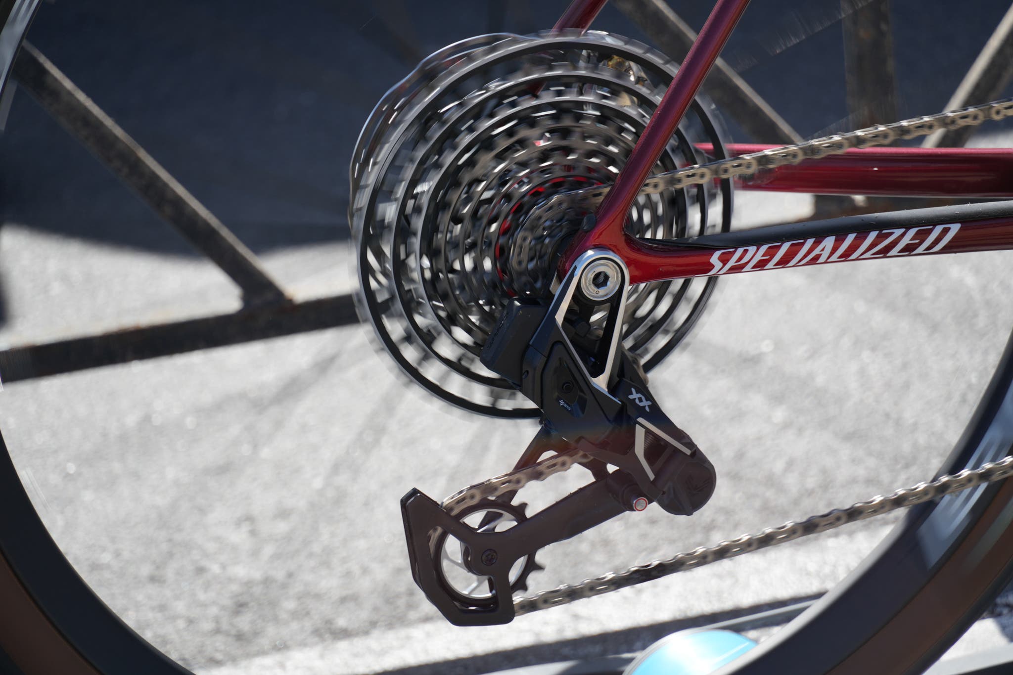 Sofia SRAM XX mech at Sea Otter 2026