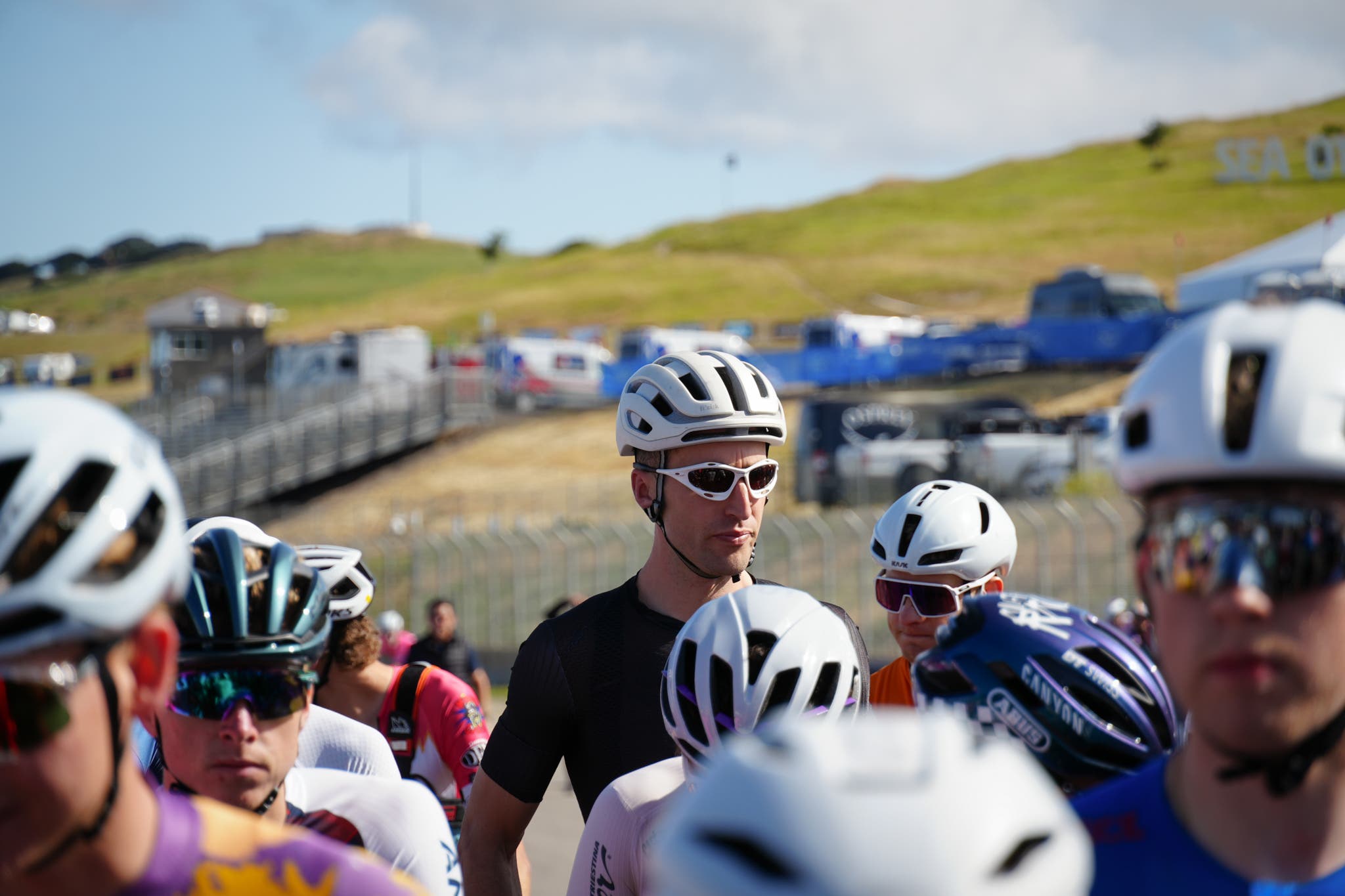 Taylor Phinney on the Sea Otter start line