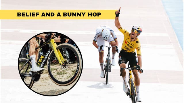 How a Bunny Hop and a New Belief Brought Wout van Aert Redemption in Roubaix