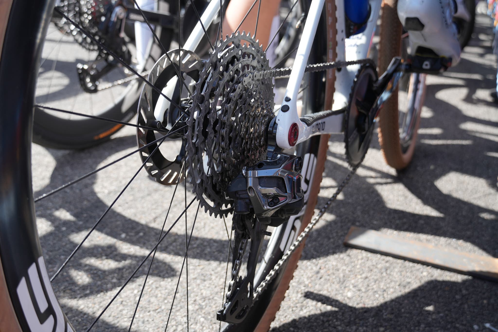 XTR mech at Sea Otter Gravel