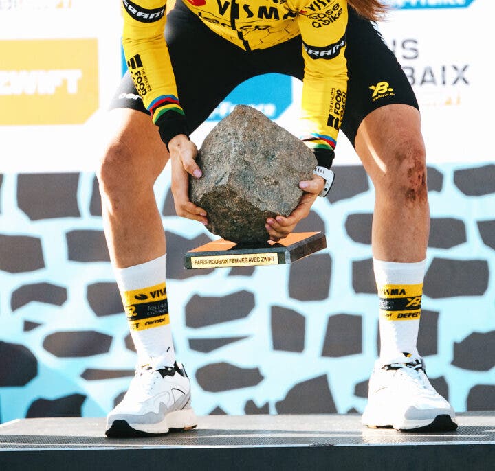 The winner gets a chunk of granite and their names carved into the history books. (Photo: Gruber Images)