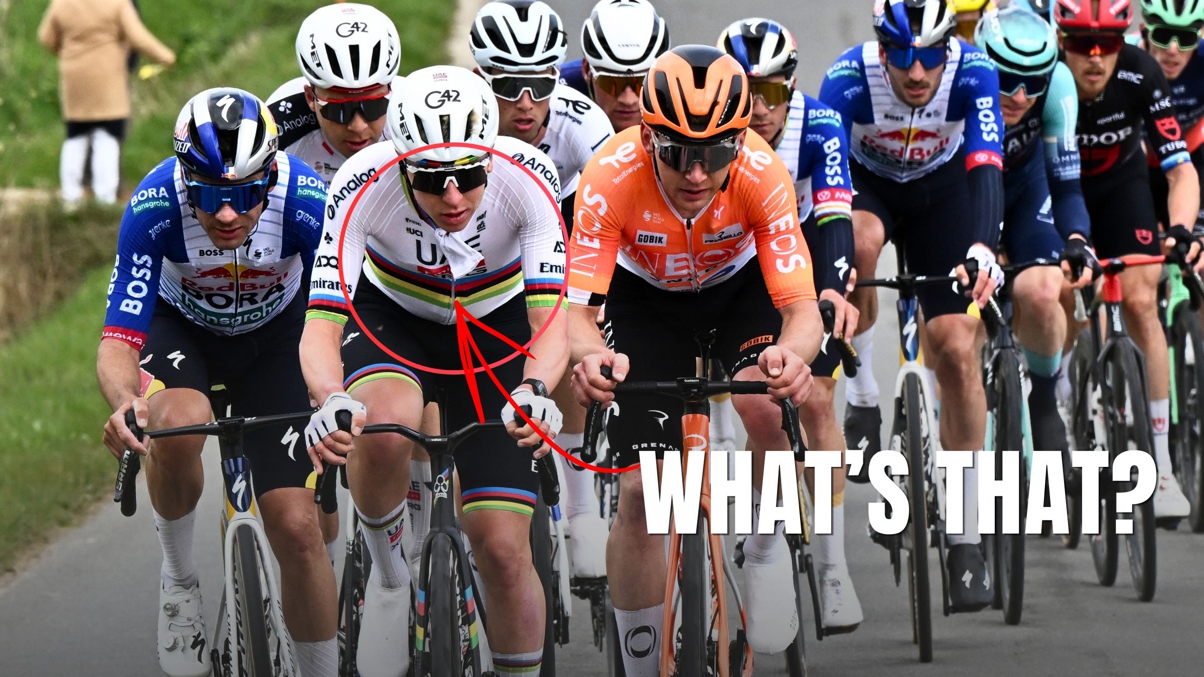 Mystery Solved: Here’s What Was Sticking Out of Pogačar’s Kit at Flanders