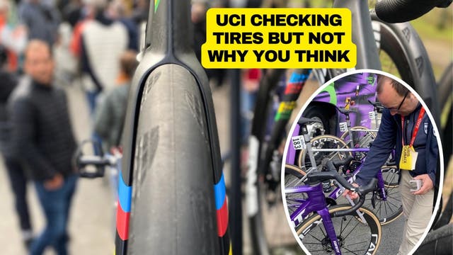 Tire Width Was the Buzz at Paris-Roubaix — UCI Was Checking This Instead