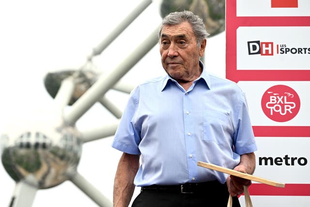 Someone Cut the Head Off of an Eddy Merckx Statue