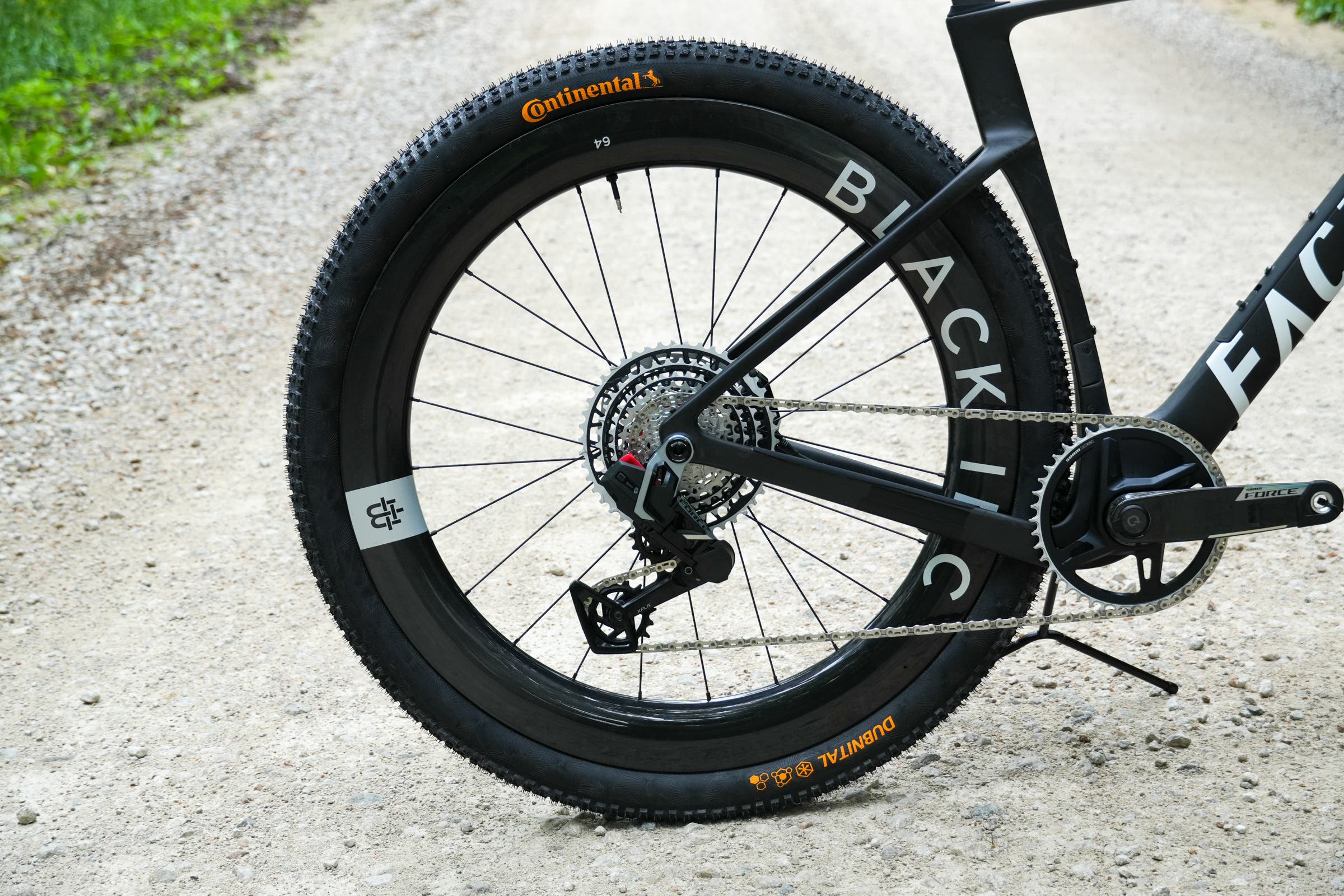 New Factor Gravel Prototype rear triangle