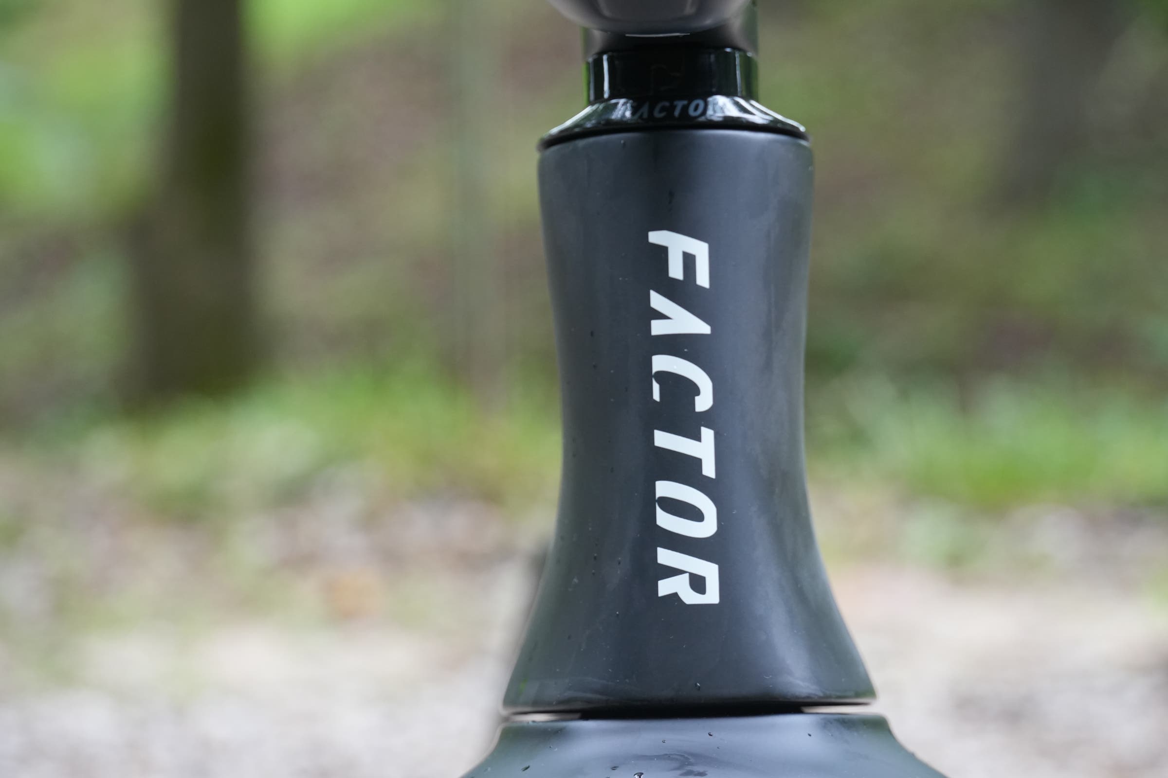 New Factor gravel prototype short head tube