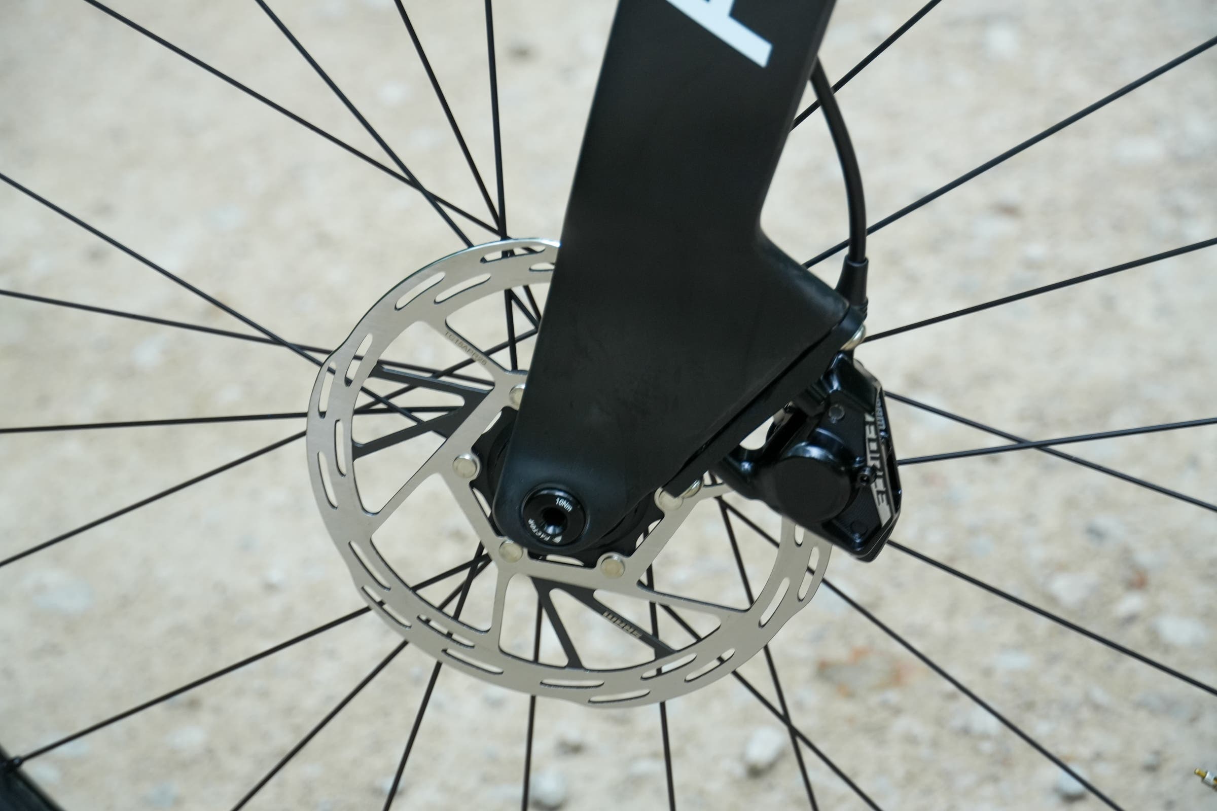 New Factor front brake detail 