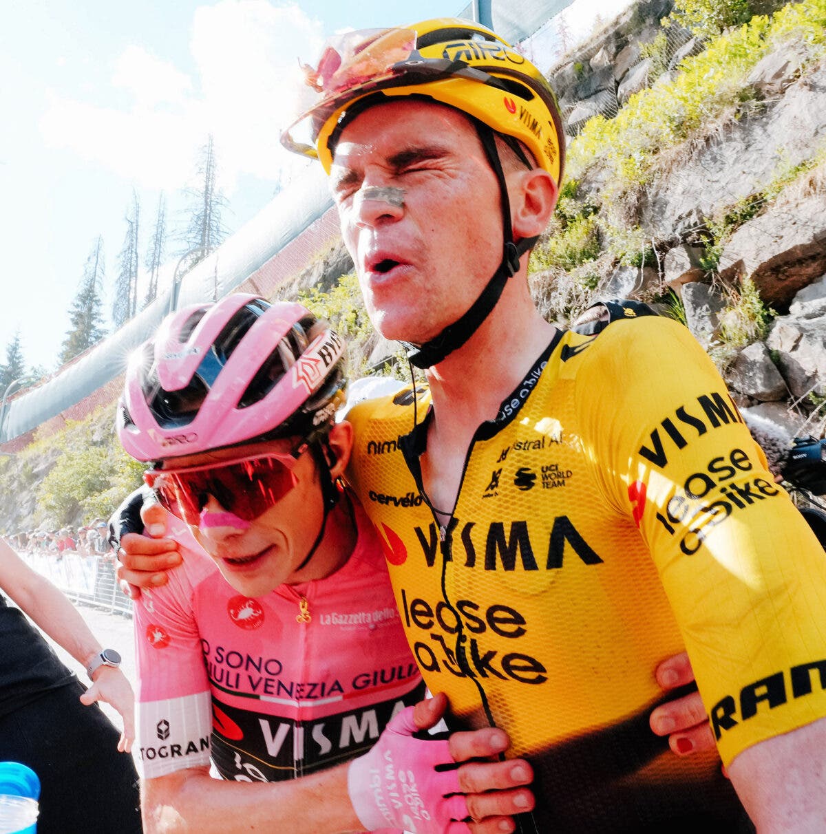 Kuss and Vingegaard Giro d'Italia