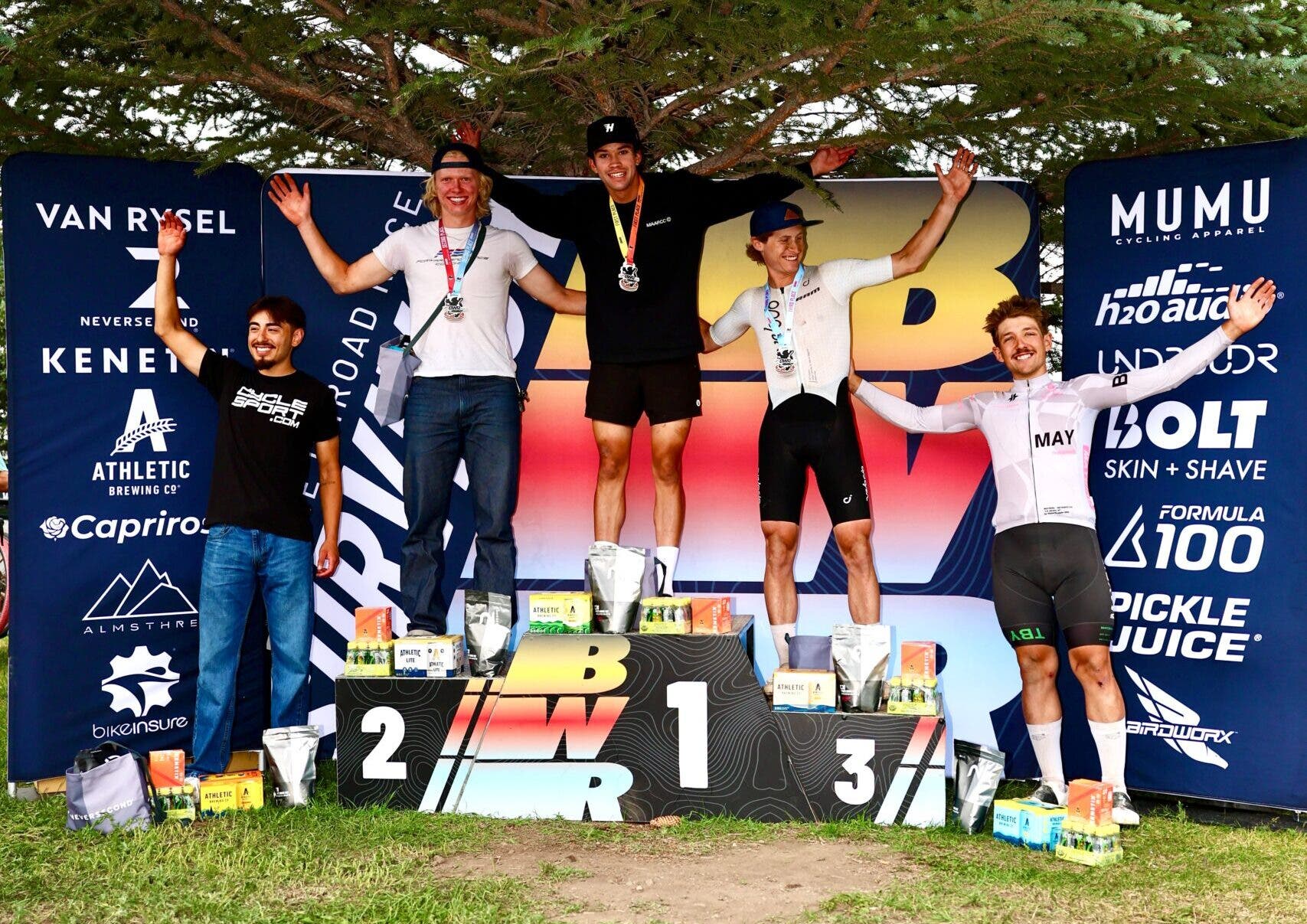 BWR Montana 2026 Men's Podium