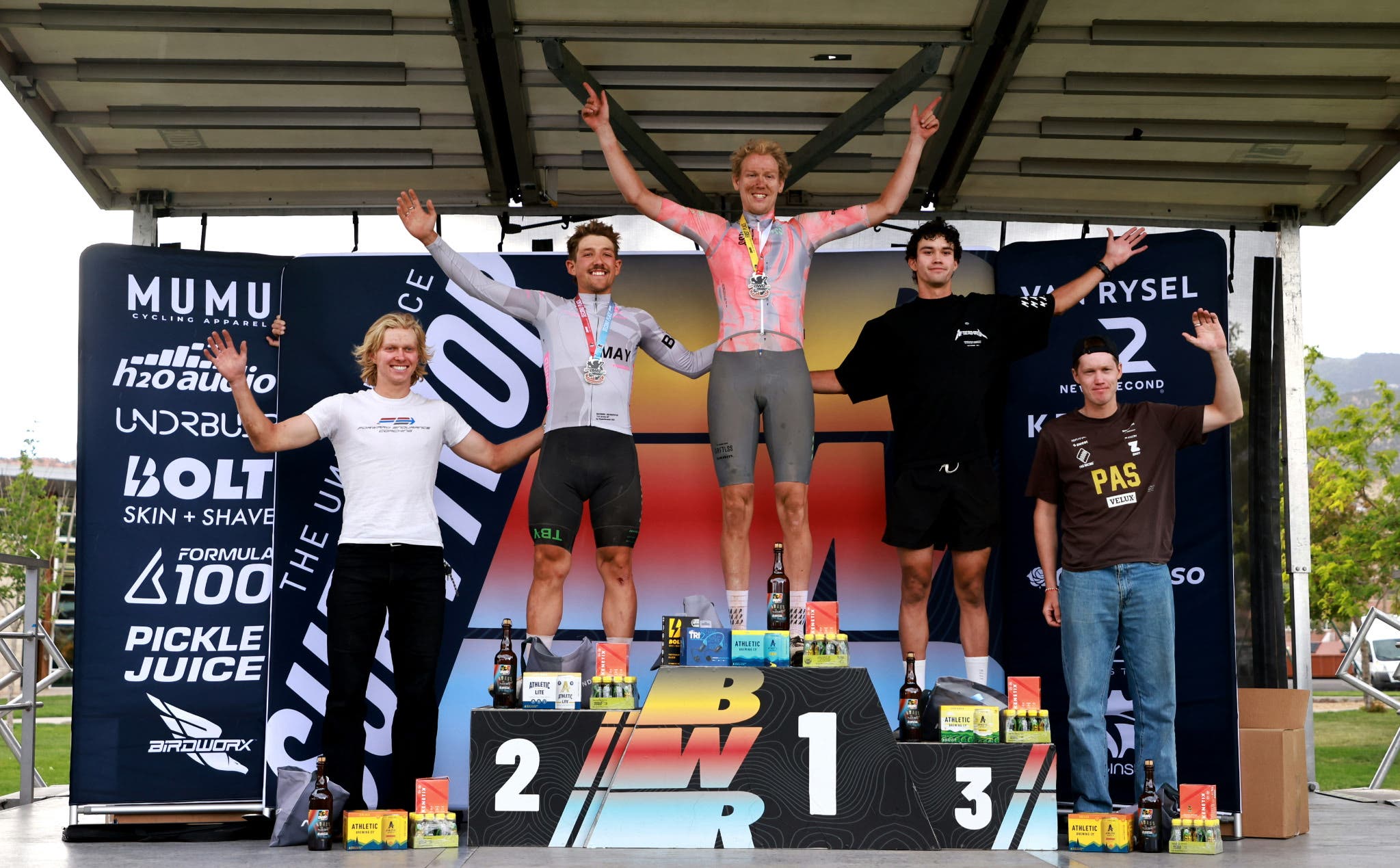 BWR Utah 2026 Men's podium