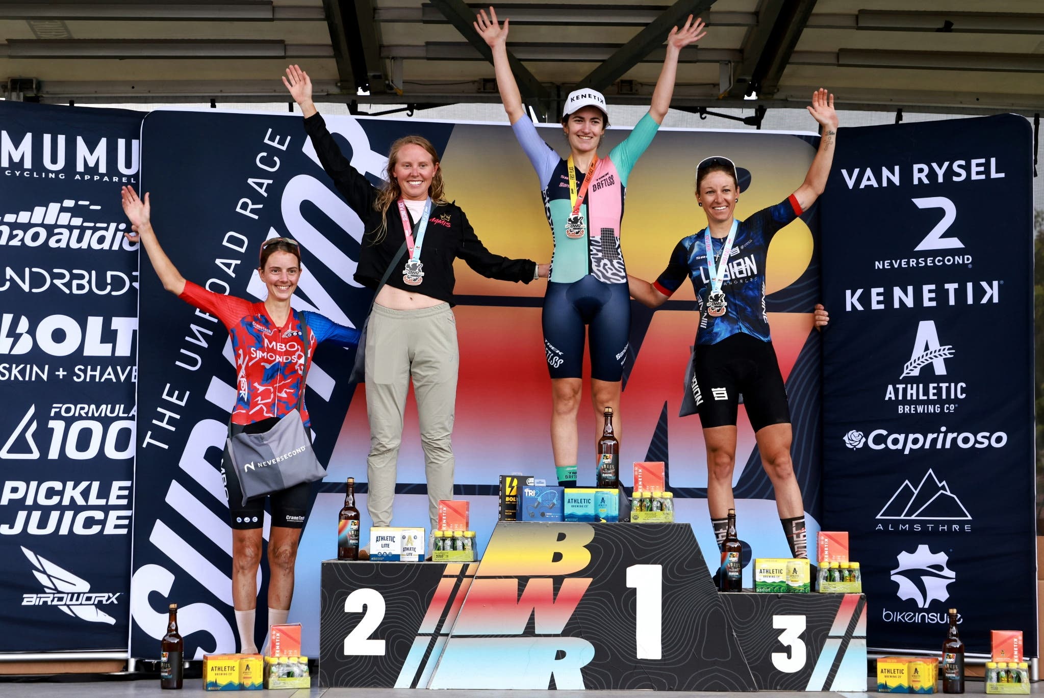 BWR Utah 2026 Women's podium