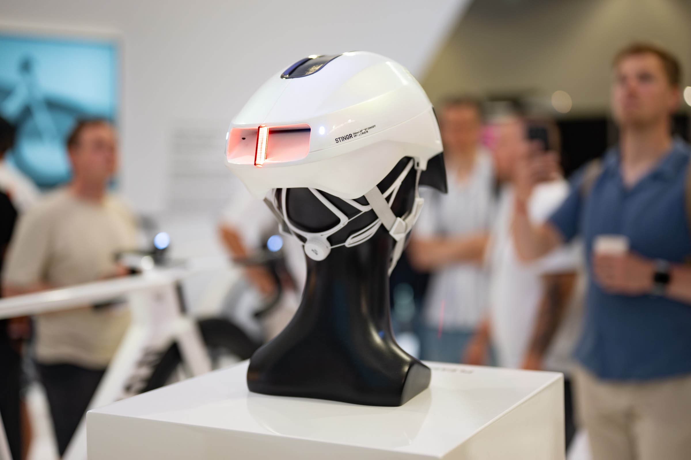 Canyon Stingr Smart Helmet at Eurobike